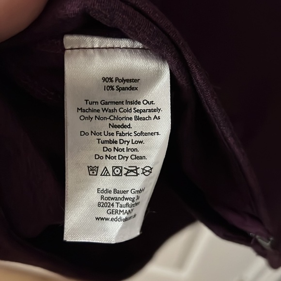 EDDIE Bauer Purple Womens Hooded Sweatshirt Size Small - Picture 6 of 14